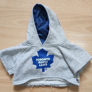 Build A Bear Workshop Toronto Maple Leafs Grey Hockey Hoodie Top